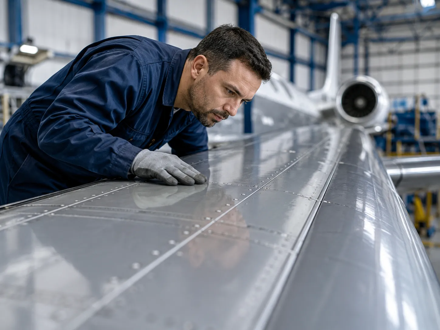 Aircraft external surface inspection and aerodynamic safety