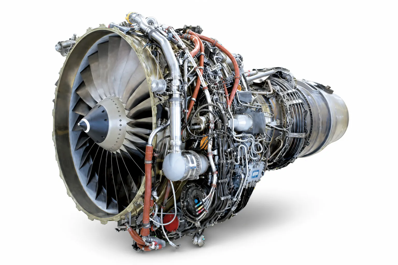CFM56 engine on a white background